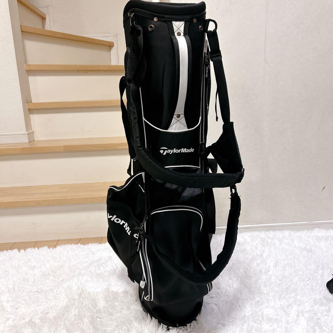 【美品】 TaylorMade スタンド型 キャディバッグ ゴルフバッグ