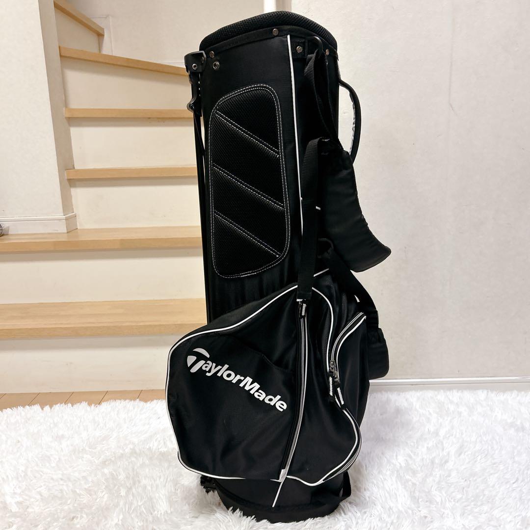 【美品】 TaylorMade スタンド型 キャディバッグ ゴルフバッグ