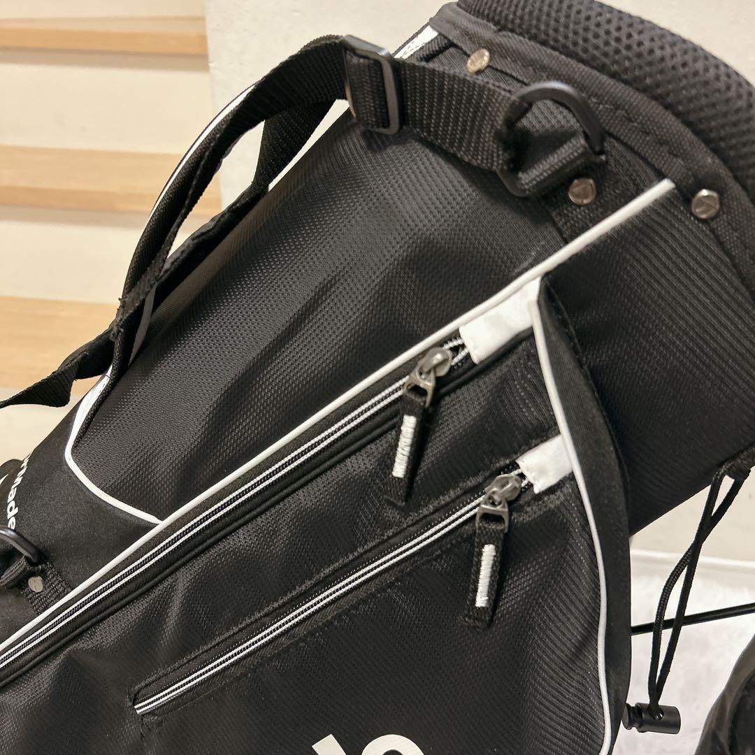 【美品】 TaylorMade スタンド型 キャディバッグ ゴルフバッグ