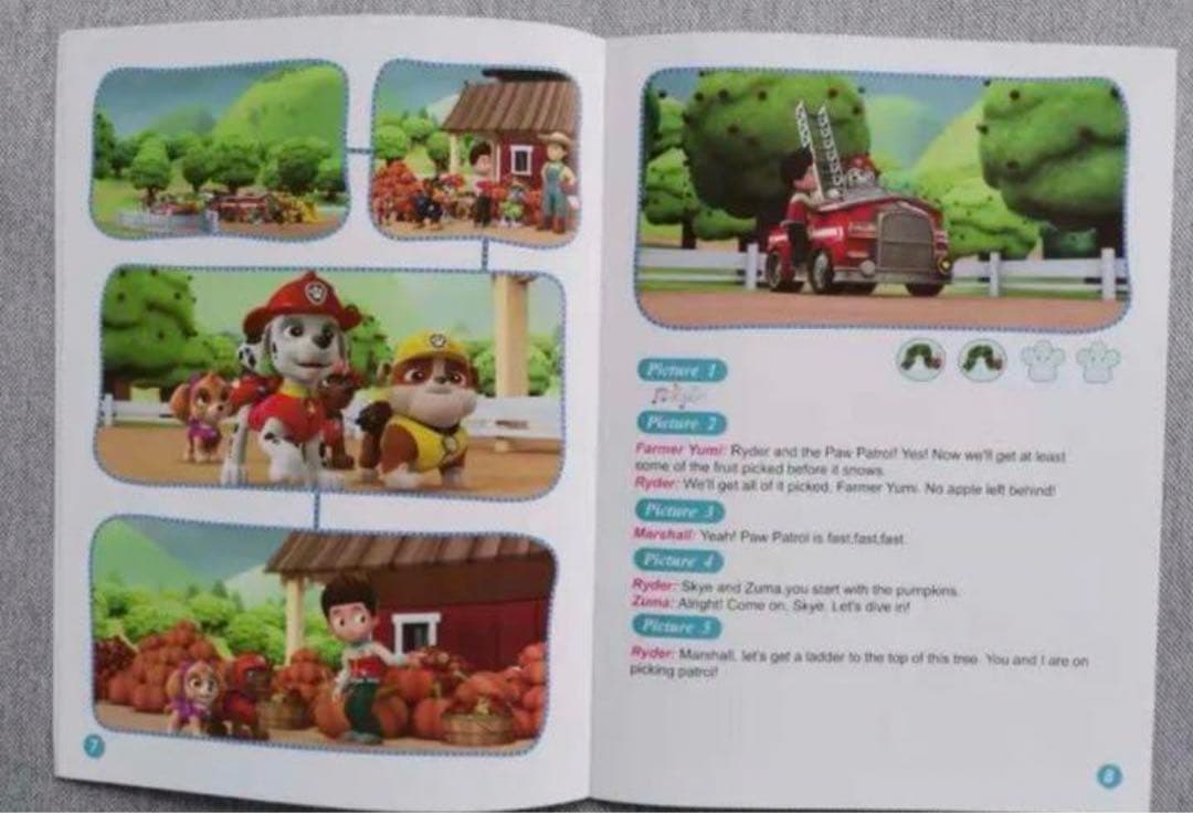 paw patrol52books 英語音声絵本