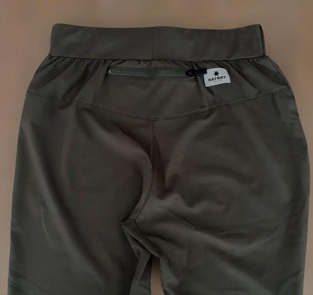 SAYSKY ランニングパンツ グリーン　カーキ　オリーブ　メンズ　XS