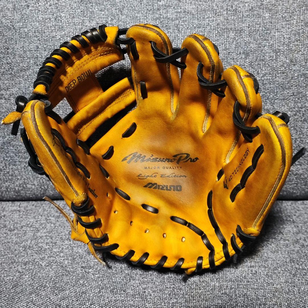 ミズノプロ　硬式グローブ　内野手用　キップレザー　値下げ不可