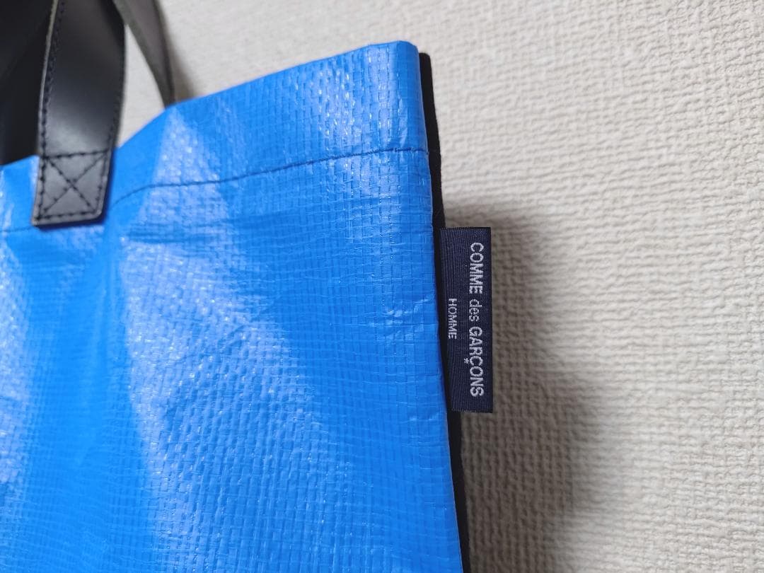 COMME des GARÇONS トートバッグ 青 黒