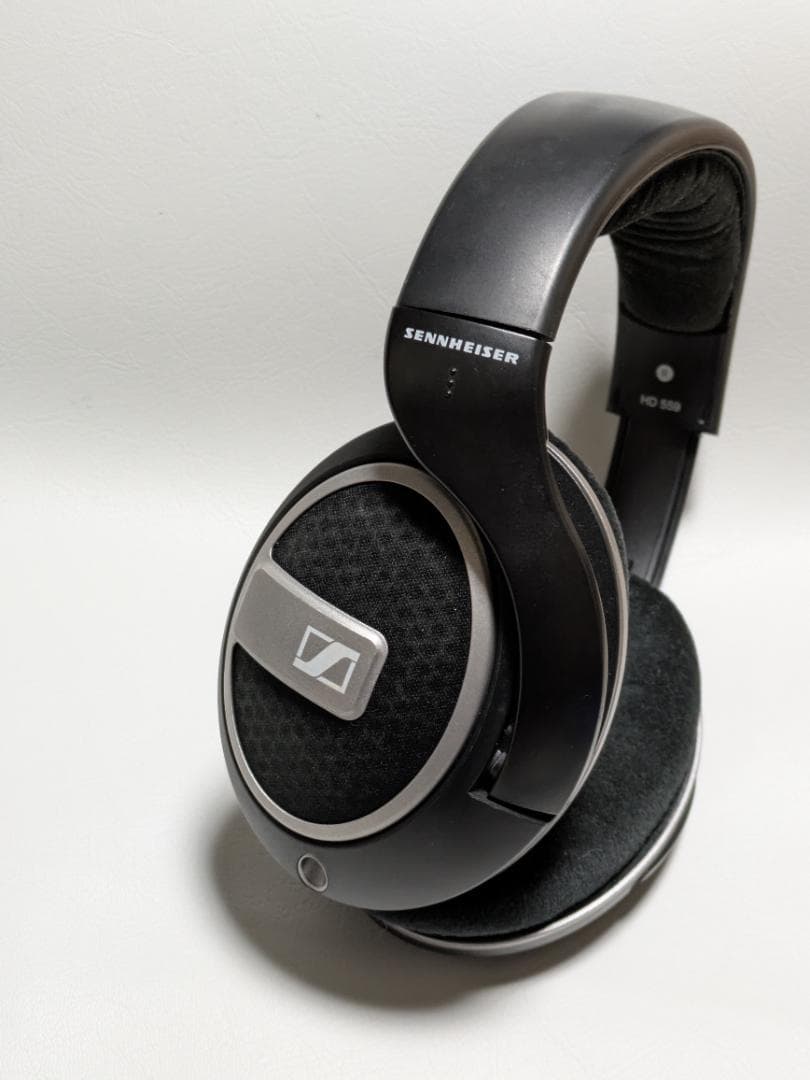 SENNHEISER HD559 オープン型ヘッドホン(有線)、動作確認済