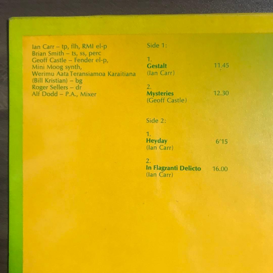 IAN CAR'S NUCLEUS LPレコード