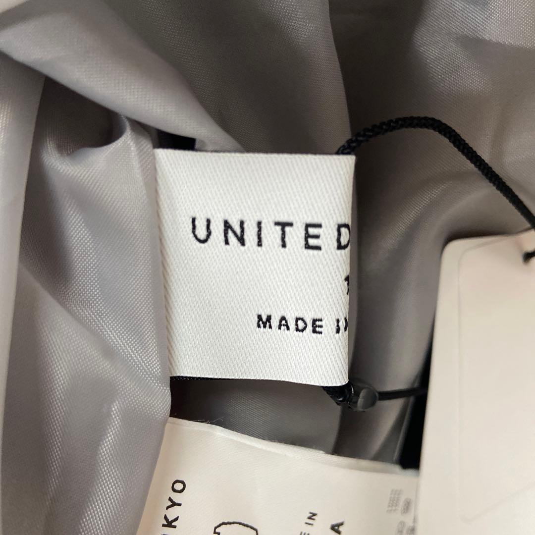 新品 united tokyo アーチスカルプチャープリント ワンピース S 柄