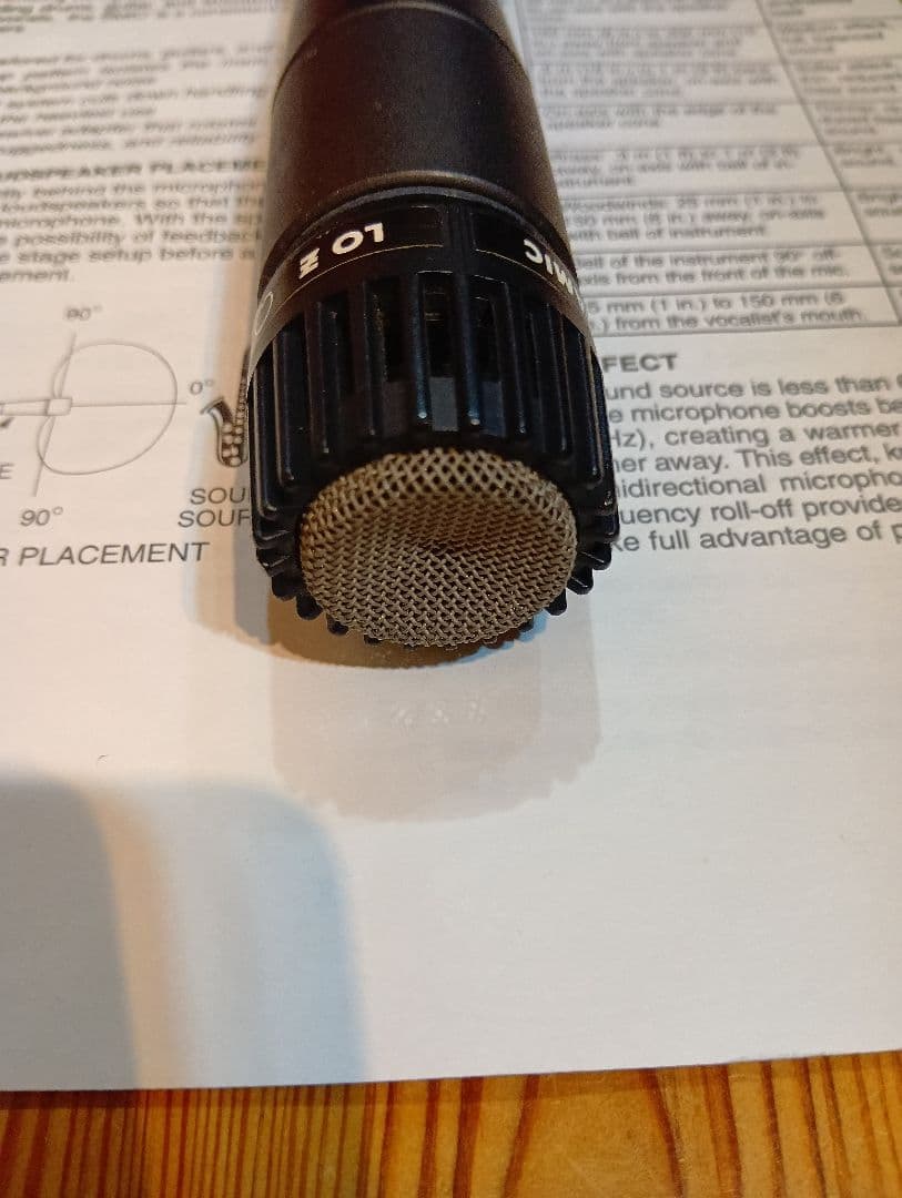 SHURE SM57 umbrella company アクティブmod