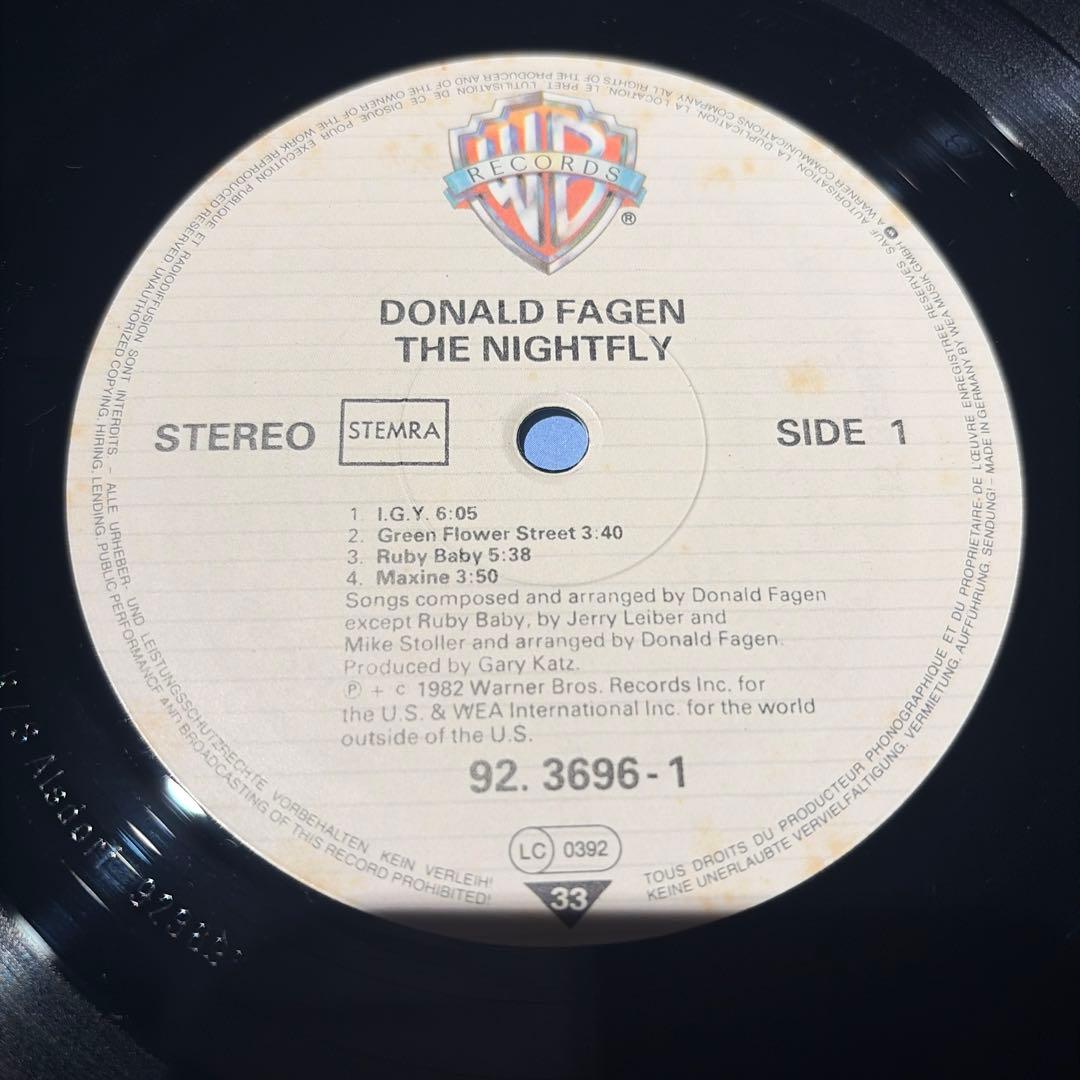 [オランダ盤] Donald Fagen The Nightfly レコードLP