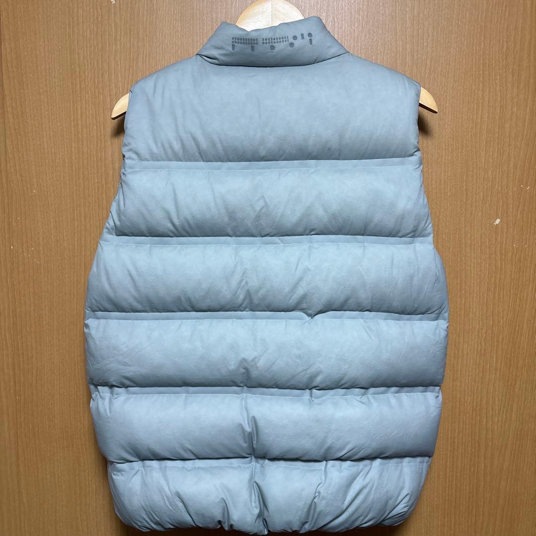 16fw オークリー　ダウンベスト　グレー　止水ジップ　M テック系　撥水