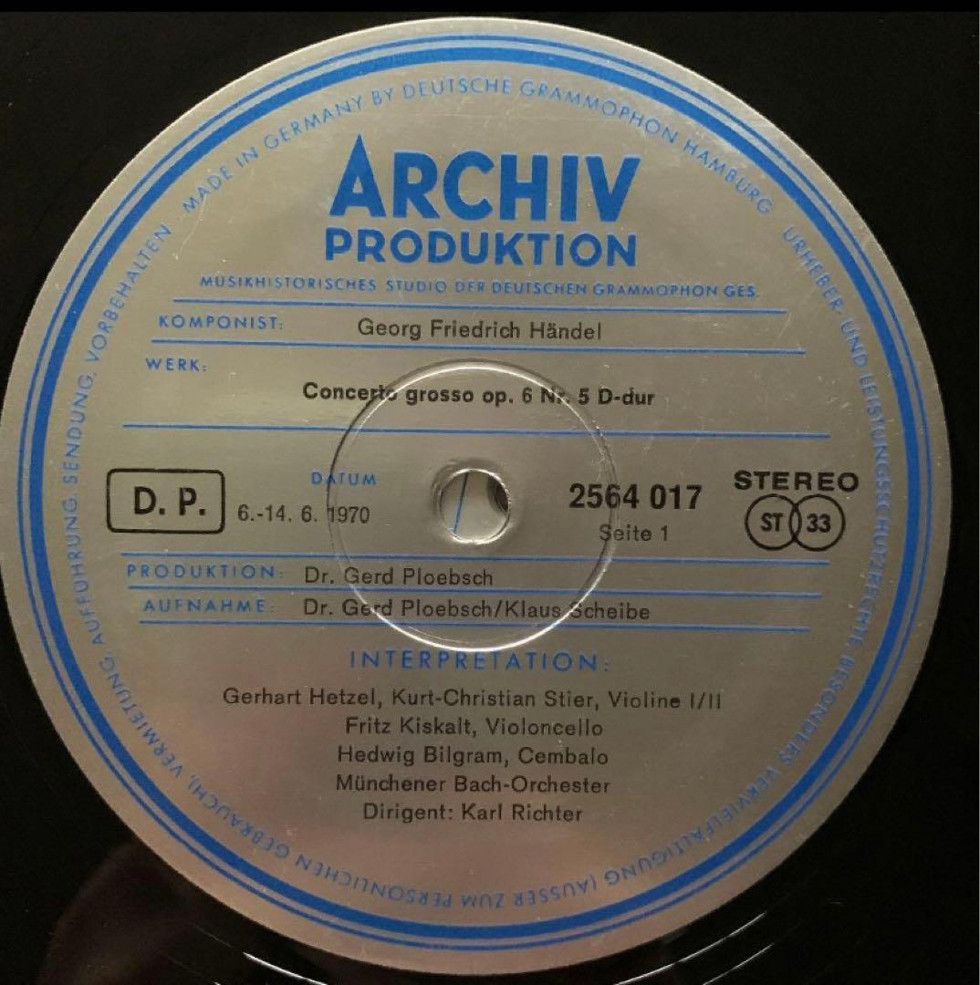G・F・ヘンデル合奏協奏曲　作品3・作品6(全曲)クラシックレコードまとめ売り