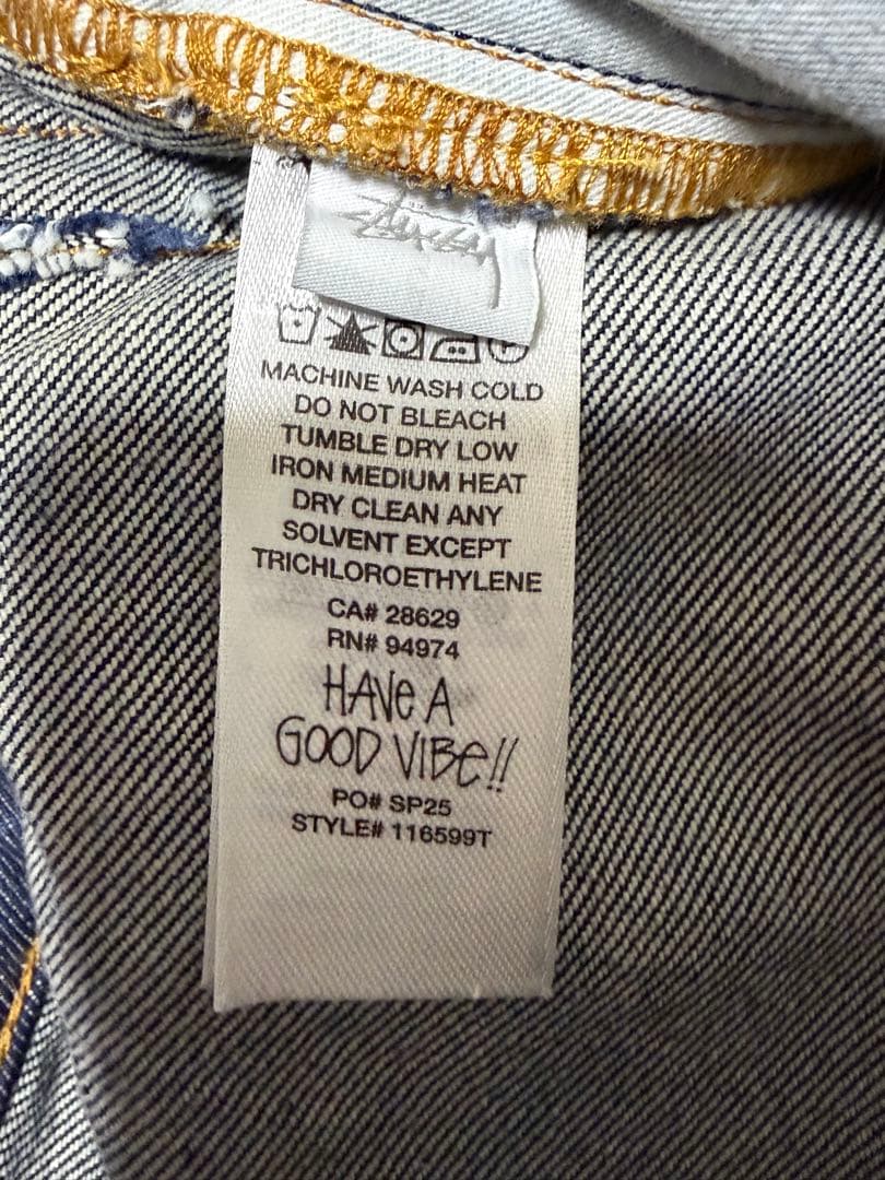 Stussy ビッグオットジーンズ 32サイズ ダークブルー