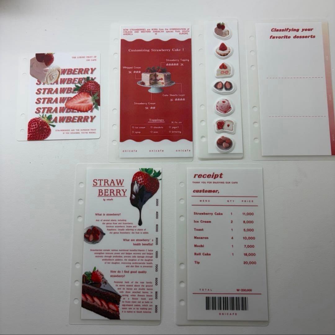 strawberry リフィル　韓国　saving貯金