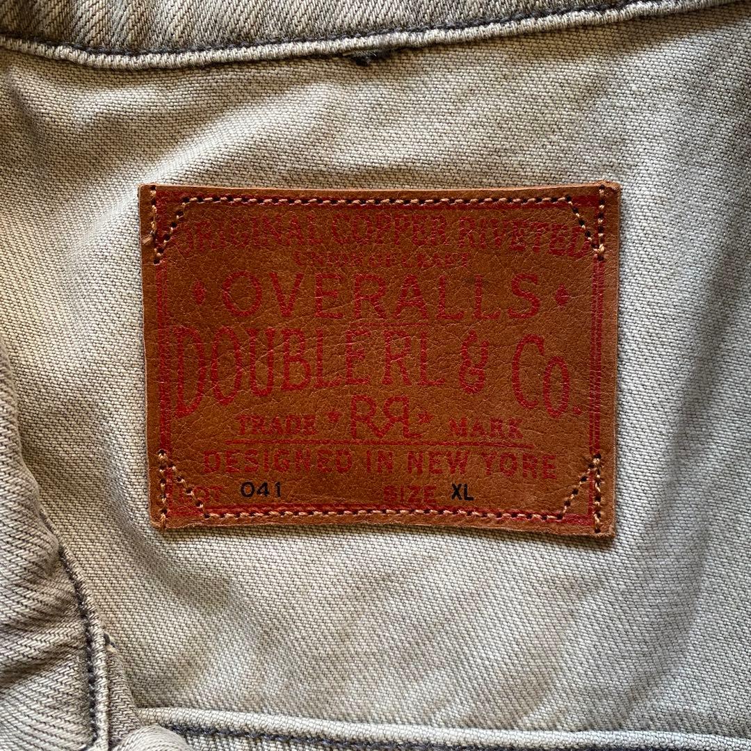 レア RRL ダブルアールエル デニムジャケット Gジャン 刺繍