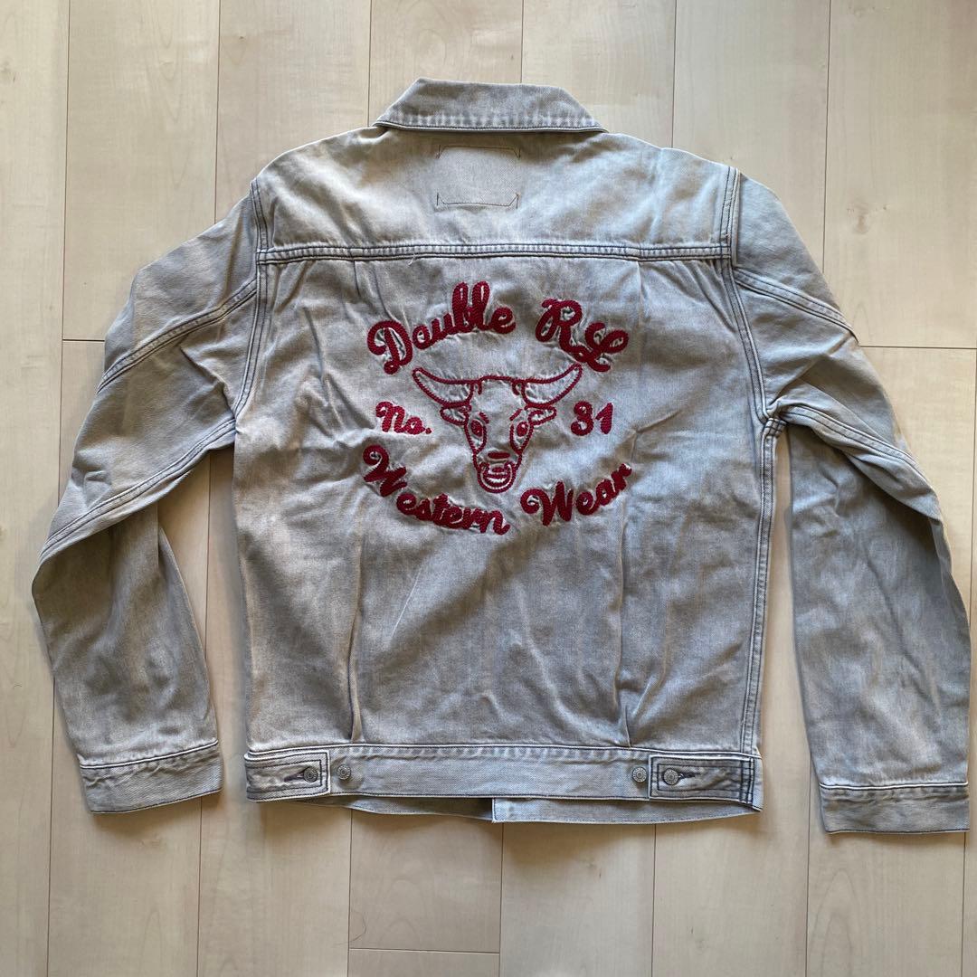 レア RRL ダブルアールエル デニムジャケット Gジャン 刺繍