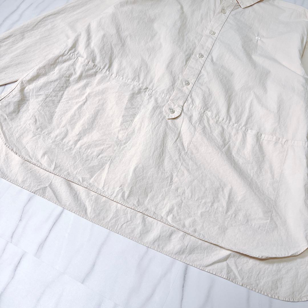 《2023モデル美品》ミナペルホネン loma プルオーバー シャツ Sサイズ