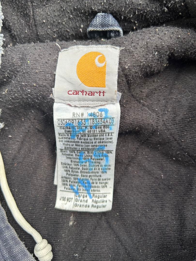 専用 00s Carhartt アクティブジャケット ダック ボロ ペイント