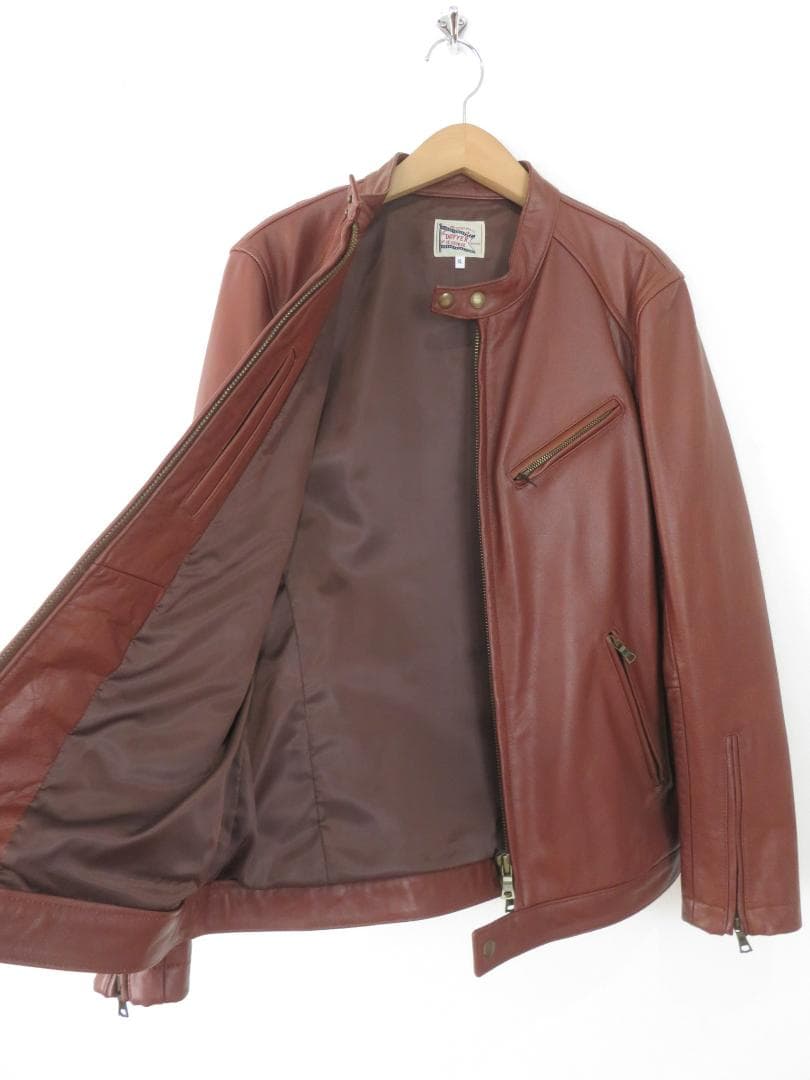 【美品】ダファーオブセントジョージ バッファローレザー ライダースジャケットXL