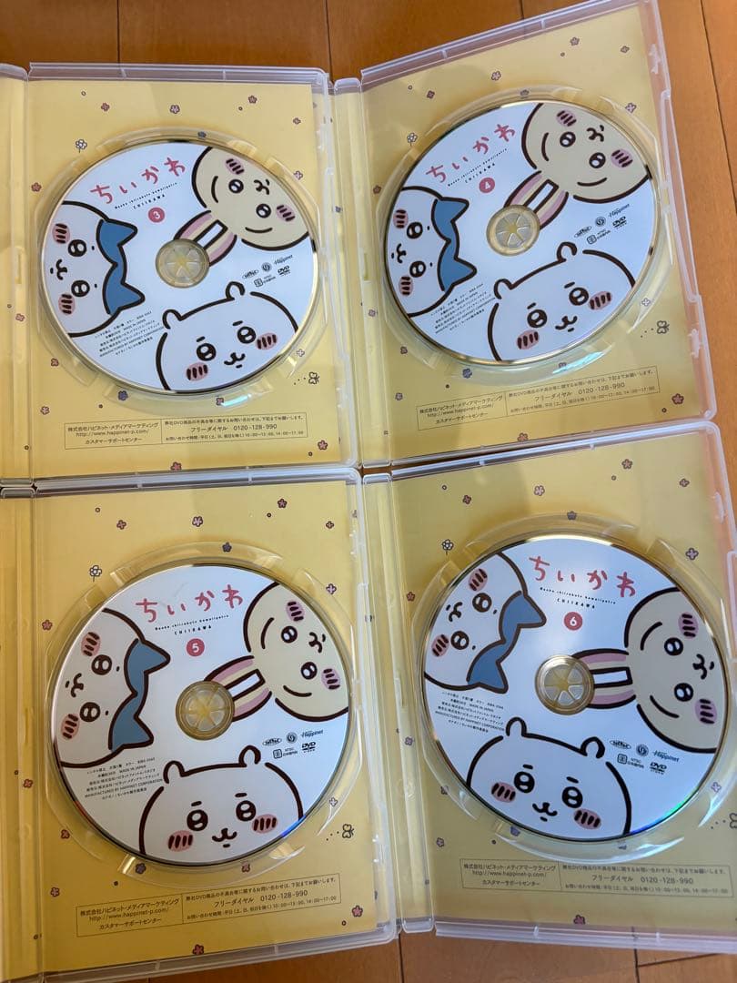 ちいかわ DVD 3 & 4 & 5 & 6 セット（4点）