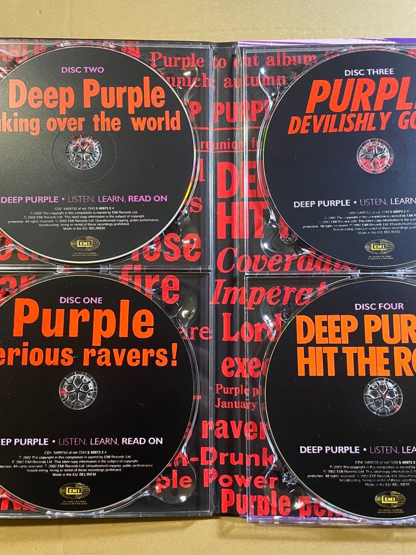 Deep Purple/Listen Learn Read On/6枚組/BOX
