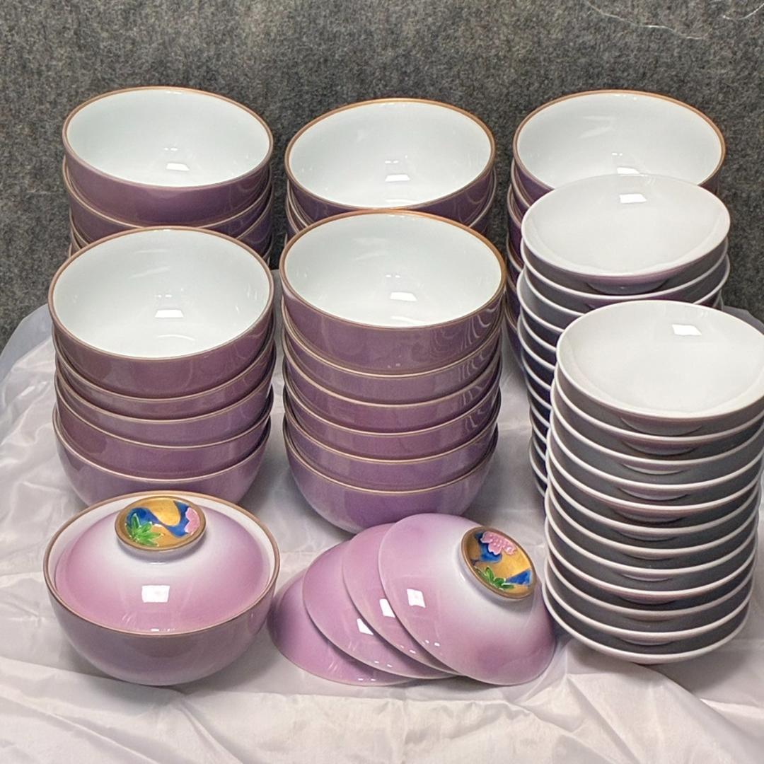 和食器　煮物碗　蓋に桜と青紅葉　30個　　26190-2