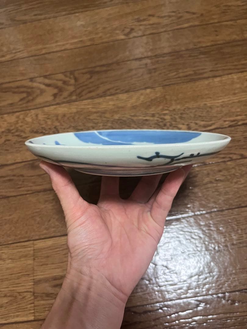 古伊万里　斑馬　馬　無傷完品　干支　民藝　民芸　くらわんか　志田　絵皿　石皿
