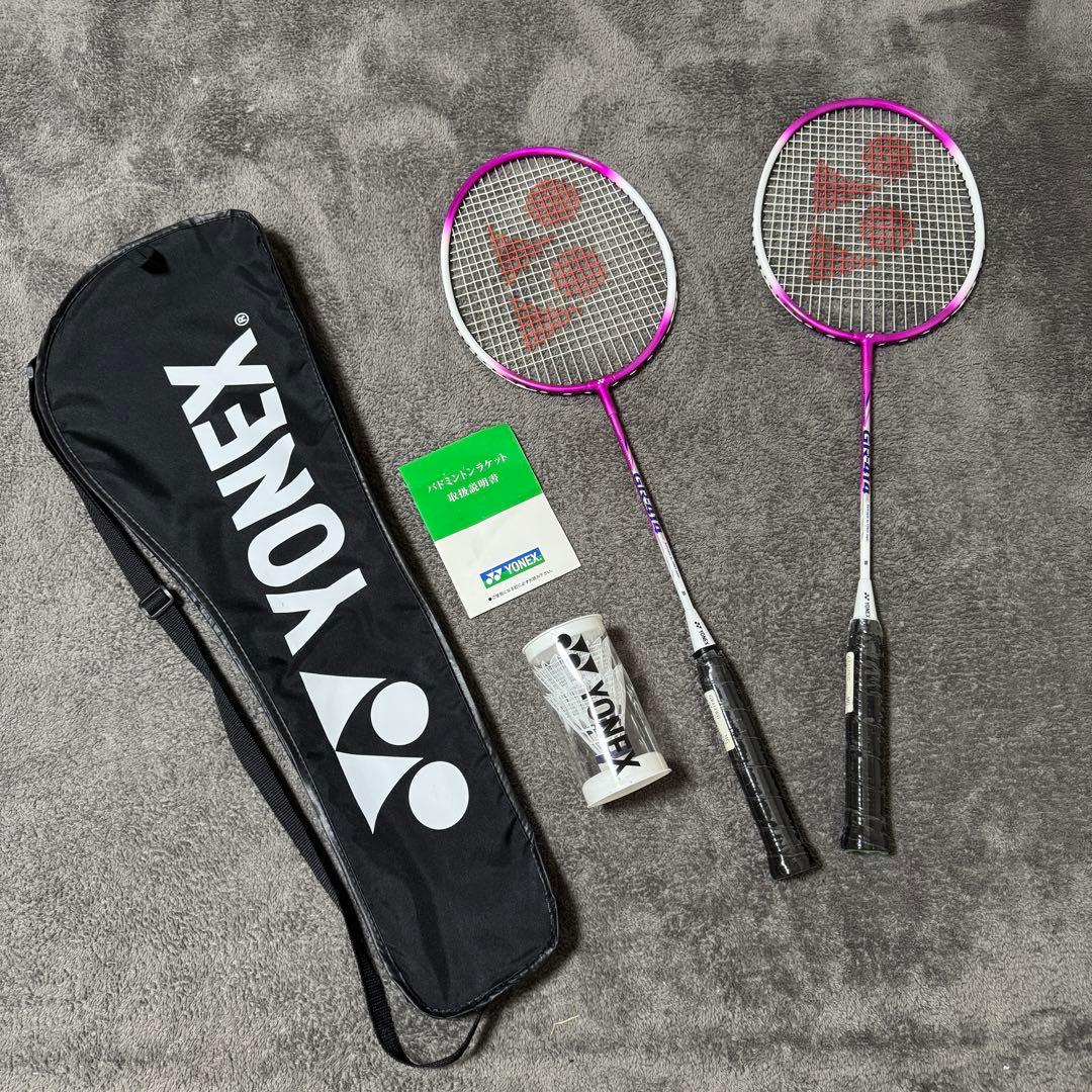 【ギスあり未使用品】YONEX バトミントンラケット　GR-414 ケース付き
