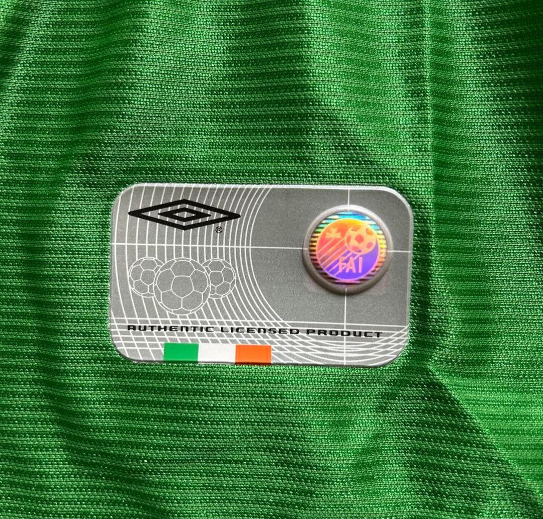 アイルランド代表01/03ホームユニフォームXLサイズ UMBRO