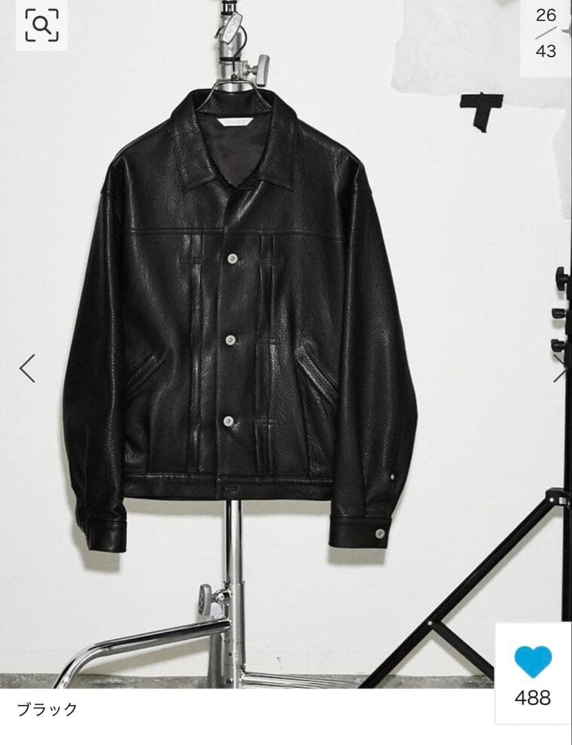 ⭐︎美品⭐︎ジャーナルスタンダード　NZ ラムレザートラッカージャケット