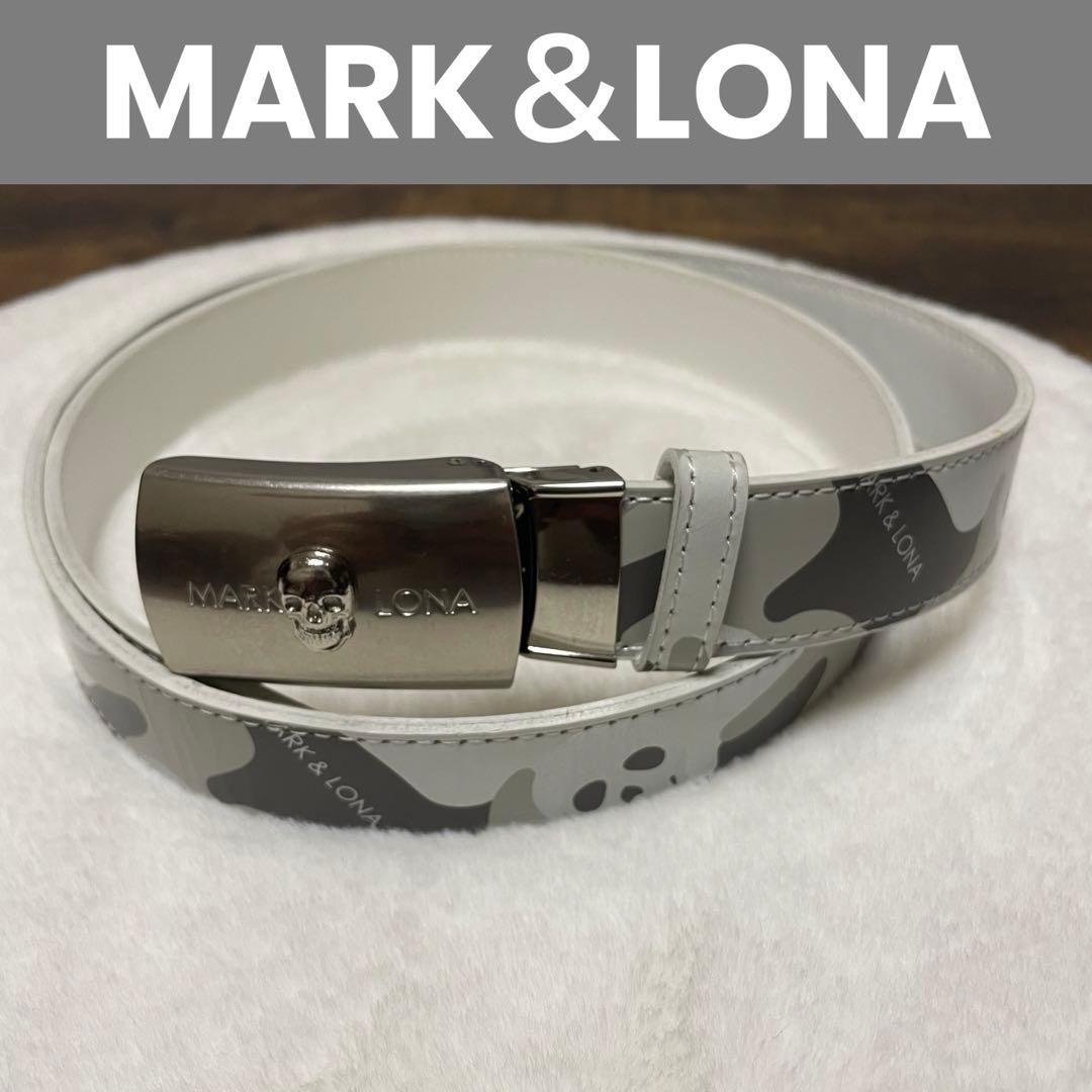 MARK&LONA マークアンドロナ バックル ベルト スカル 迷彩 カモフラ柄