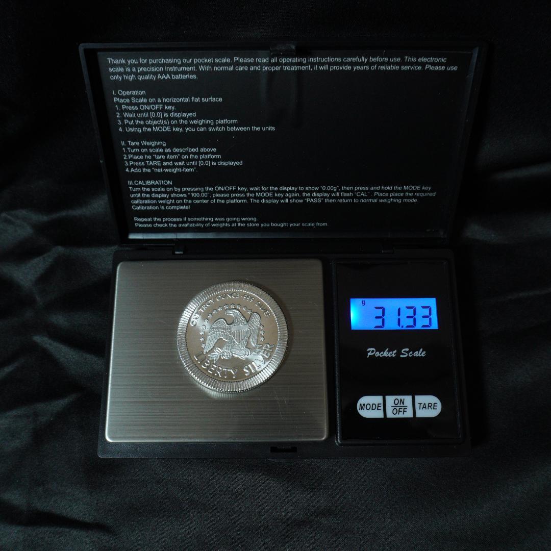 1オンス SilverTowne リバティベル 銀貨 シルバー ラウンド