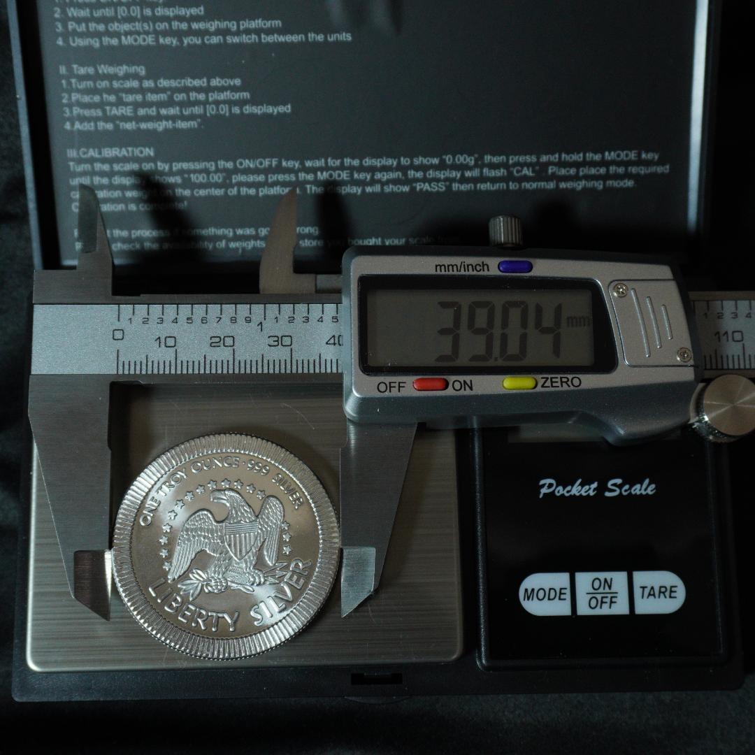 1オンス SilverTowne リバティベル 銀貨 シルバー ラウンド