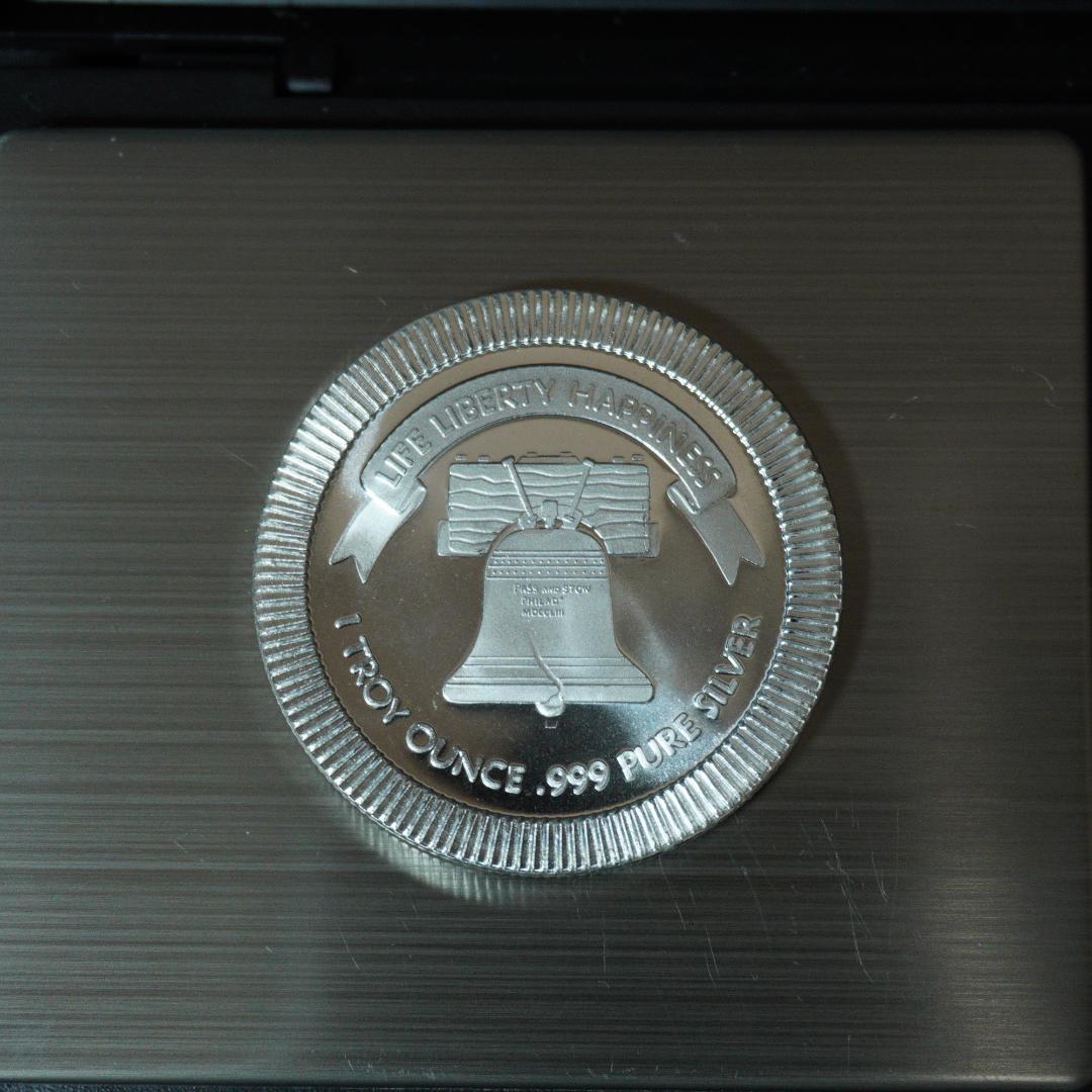 1オンス SilverTowne リバティベル 銀貨 シルバー ラウンド