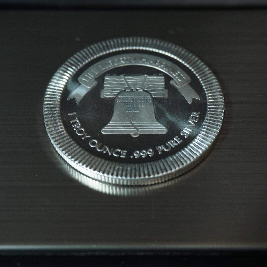 1オンス SilverTowne リバティベル 銀貨 シルバー ラウンド
