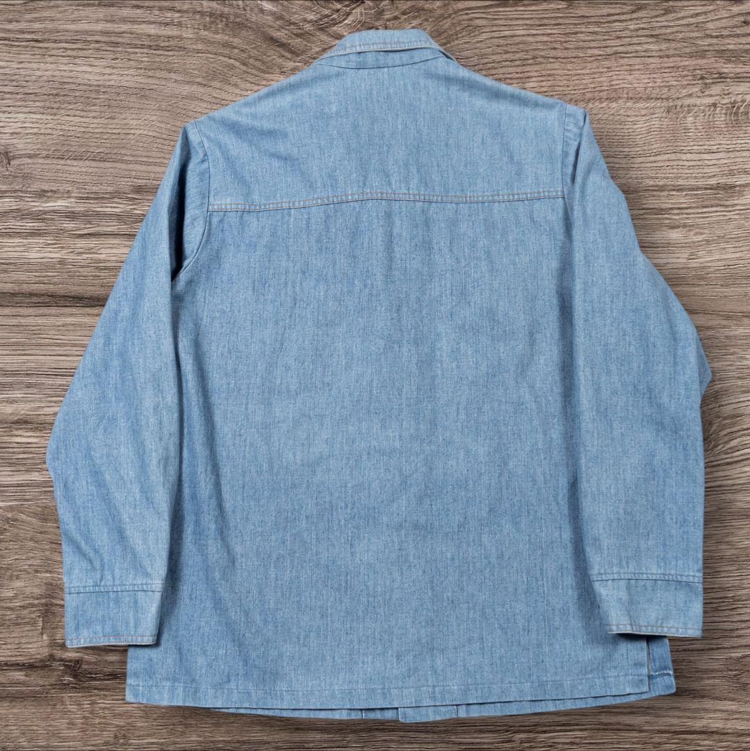 ✸70's✸sears✸デニムシャツ✸シャツジャケット✸スナップボタン✸
