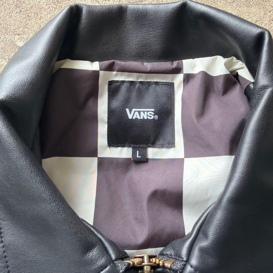 VANS PUレザー ジャケット