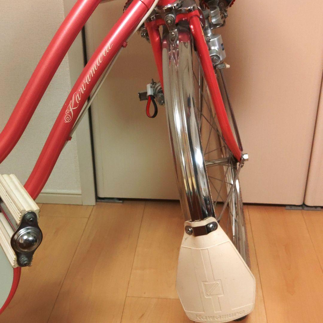 昭和 レトロ カワムラ 自転車 チロル シティサイクル 希少 純正部品多数