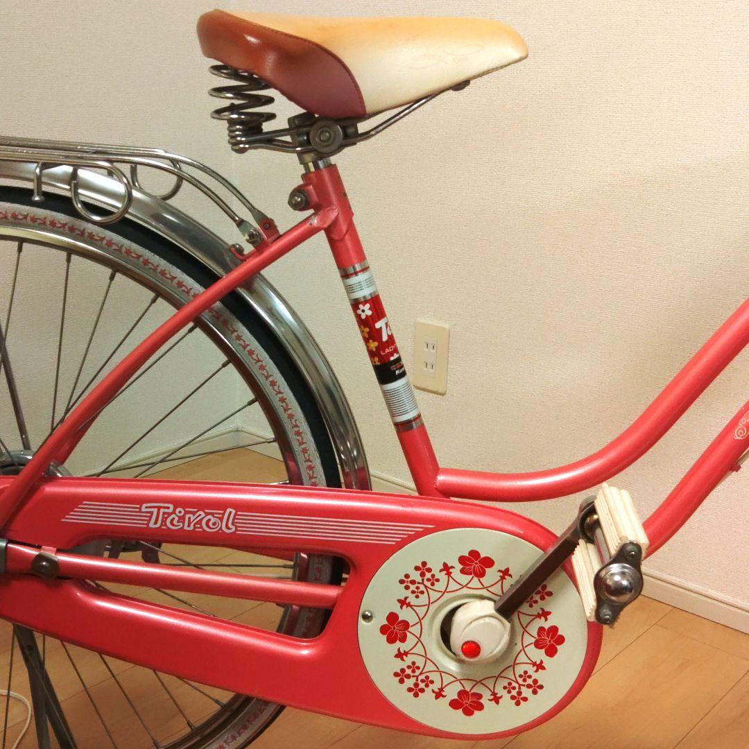 昭和 レトロ カワムラ 自転車 チロル シティサイクル 希少 純正部品多数