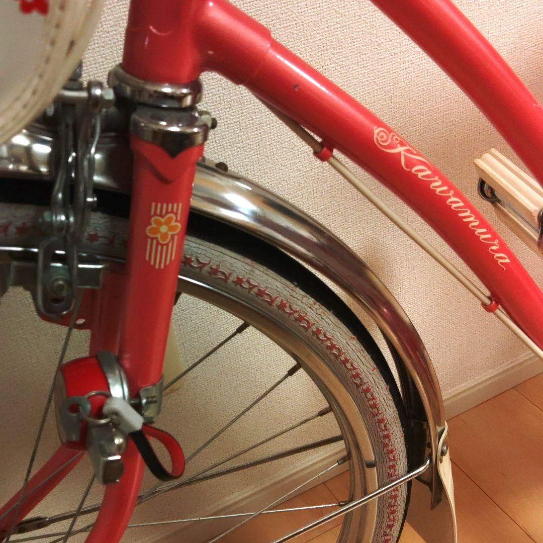 昭和 レトロ カワムラ 自転車 チロル シティサイクル 希少 純正部品多数