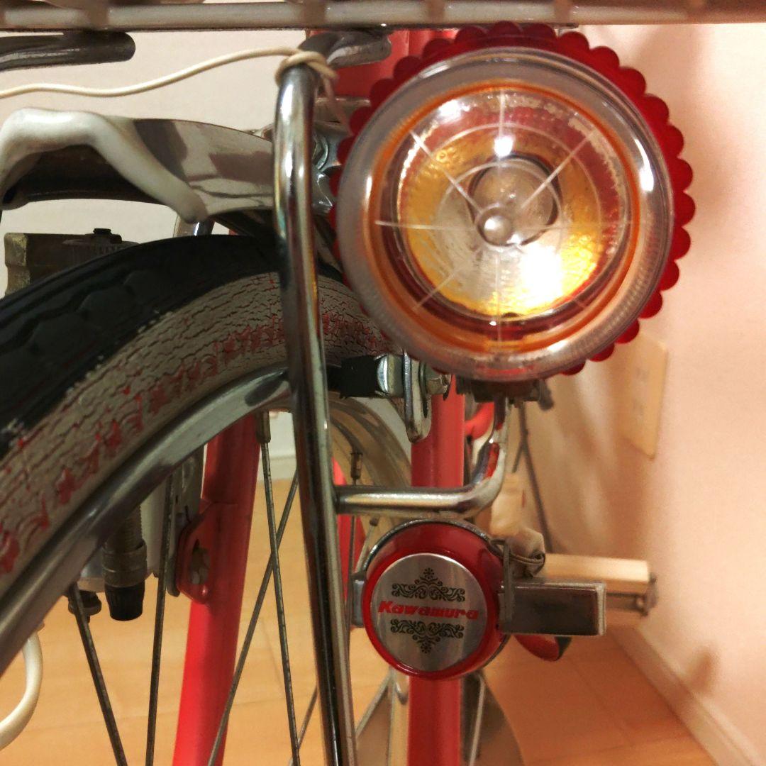 昭和 レトロ カワムラ 自転車 チロル シティサイクル 希少 純正部品多数