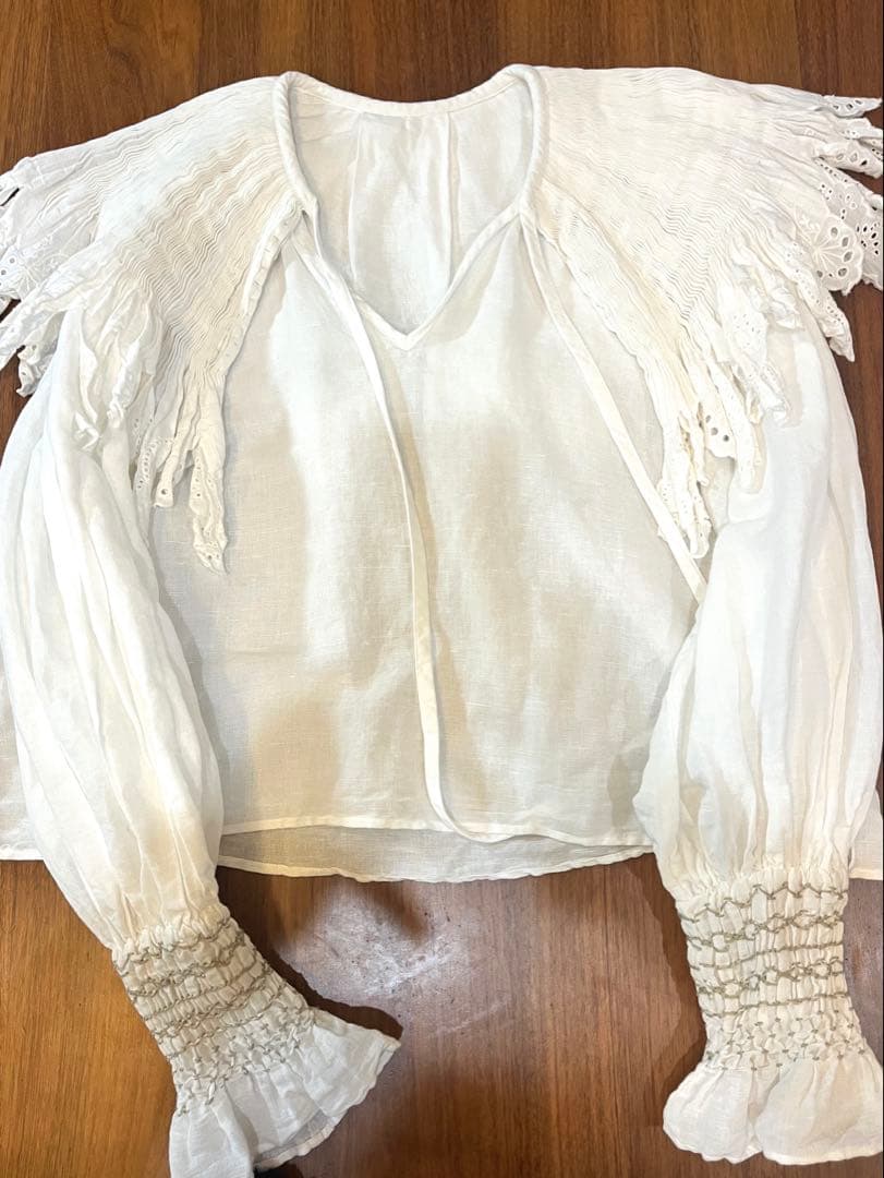 ジャーナルスタンダード×nude vintageレースブラウス