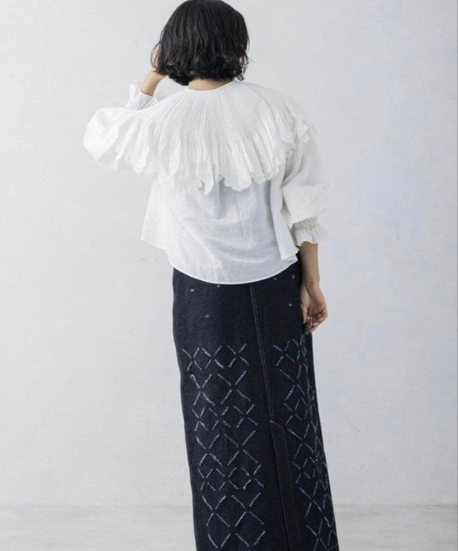 ジャーナルスタンダード×nude vintageレースブラウス