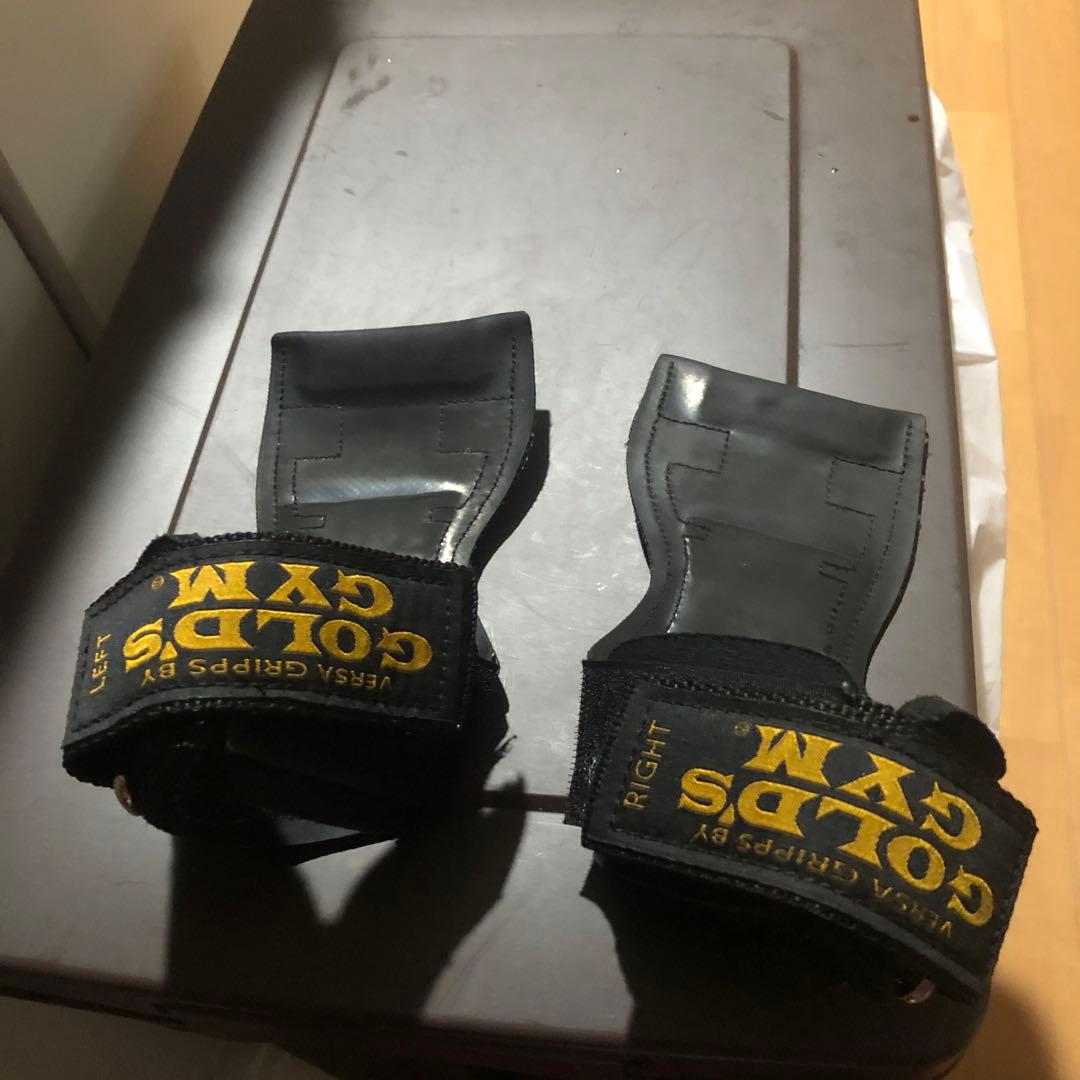 GOLDS GYM パワーグリップ Lサイズ 黒