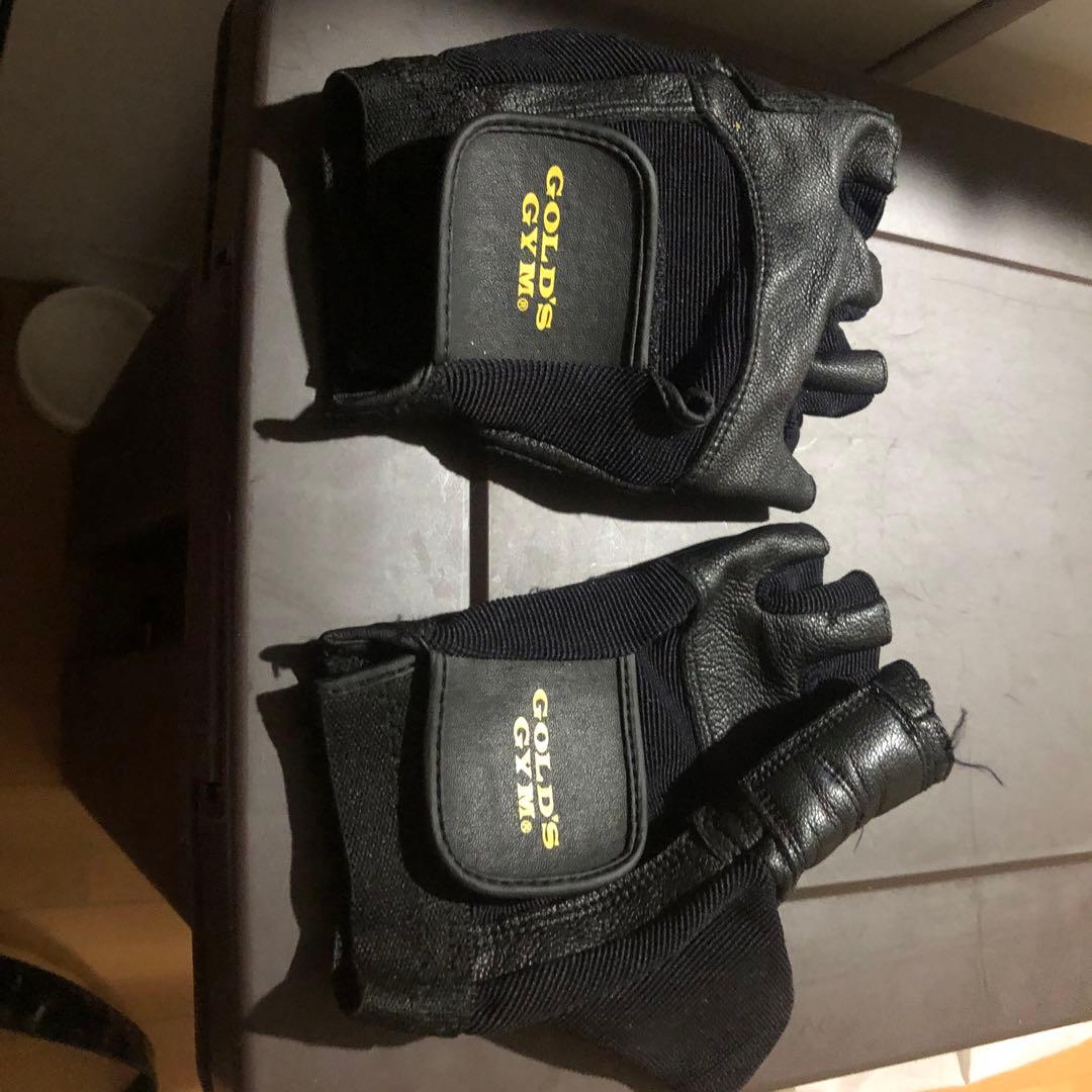 GOLDS GYM パワーグリップ Lサイズ 黒