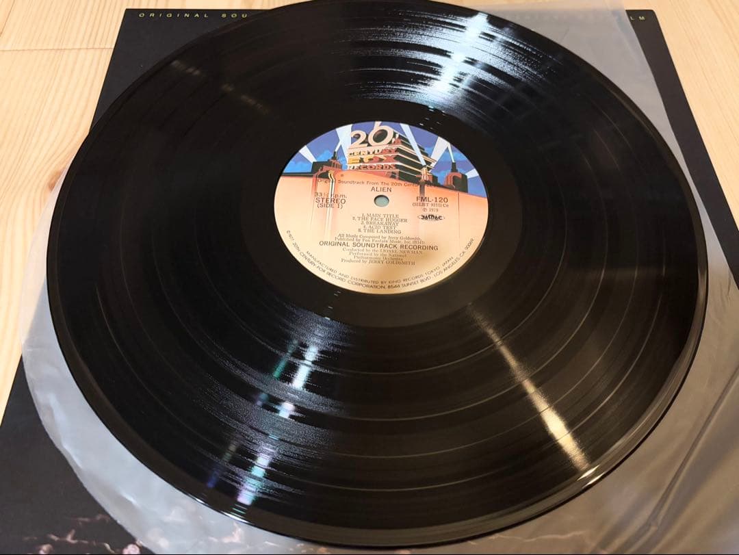 ALIEN エイリアン サウンドトラック レコード LP FML-120