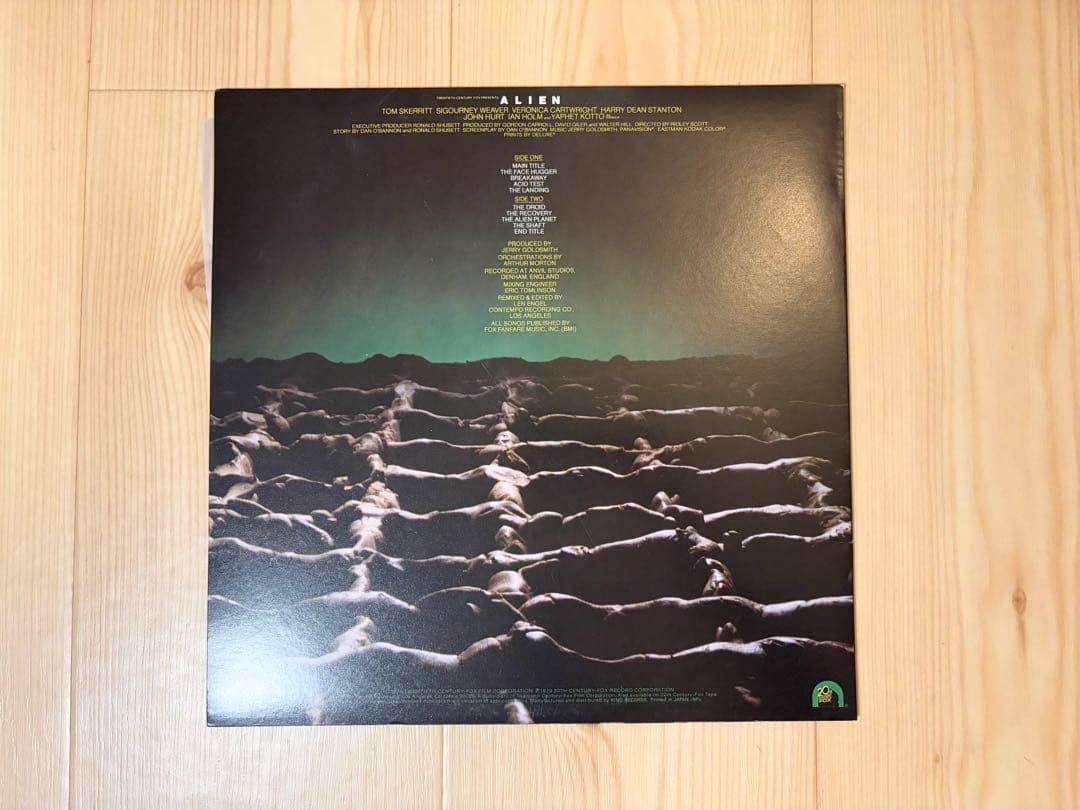 ALIEN エイリアン サウンドトラック レコード LP FML-120