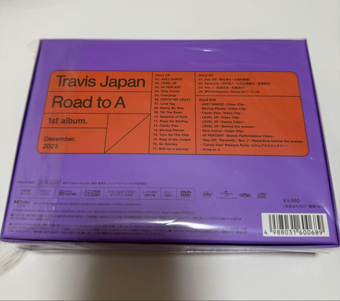 Travis Japan Road to A 1st アルバ厶DVD