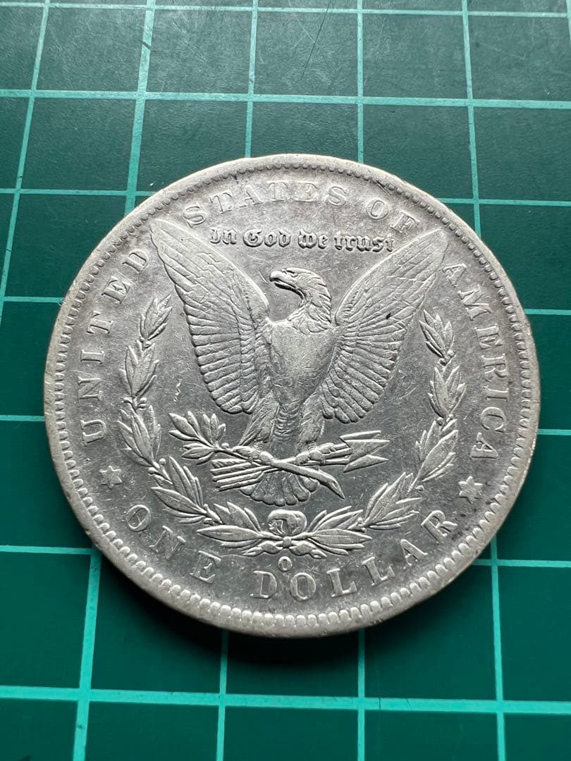 外国銀貨　アメリカモルガン銀貨　1890年O