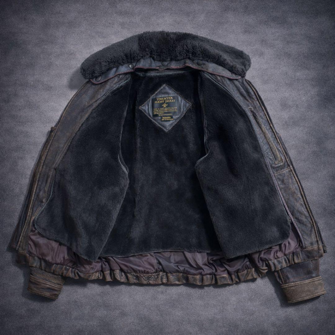 90s vintage leather jacket g1 a2 ラム革