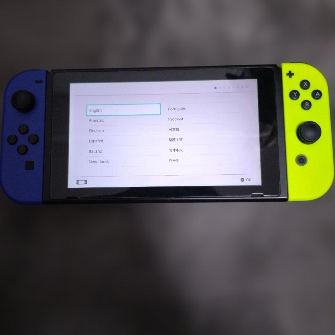 Nintendo Switch 青/黄 本体 + 付属品