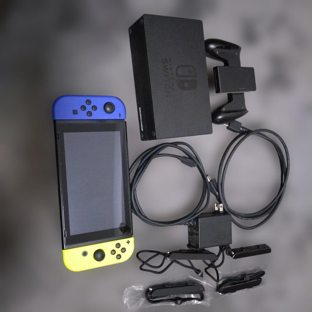 Nintendo Switch 青/黄 本体 + 付属品